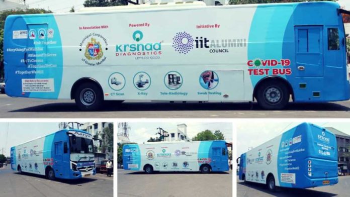 Mumbai's first mobile COVID-19 testing bus launched