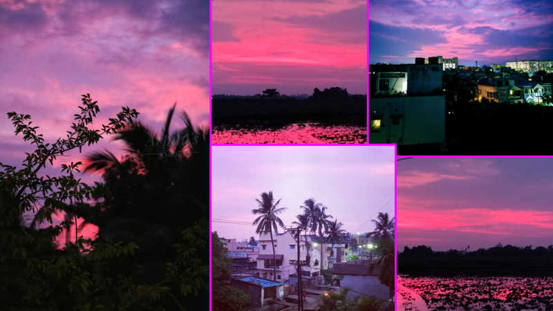 Pics: Skies turn 'pink' in Bhubaneswar after Cyclone Amphan makes landfall