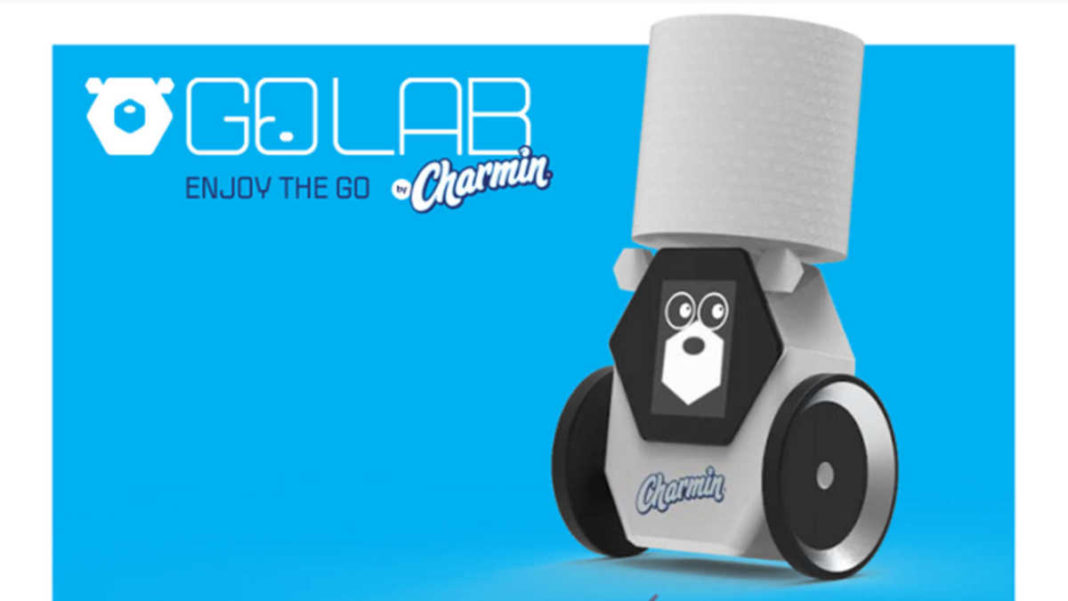 Robot that fetches toilet paper for person using bathroom debuts at CES