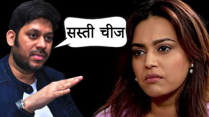 Swara Bhasker slammed Director Raaj Shaandilya for his offensive tweet