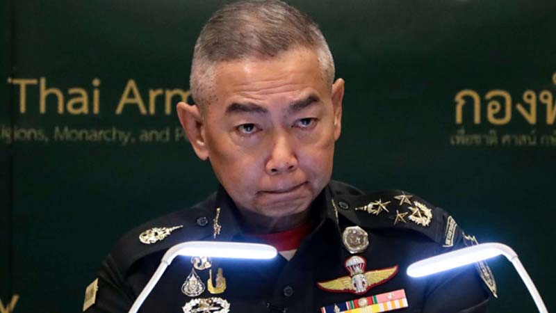 Thai Army chief breaks down while apologising for mass shooting by soldier