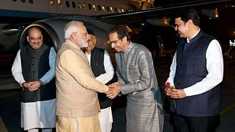 Uddhav Thackeray meets PM Modi for first time after becoming CM