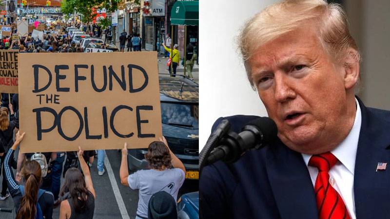 US President Donald Trump rules out defunding of police, says they protect people by risking own lives