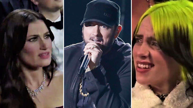 WHY celebs HATED Eminem’s surprise 2020 Oscar performance