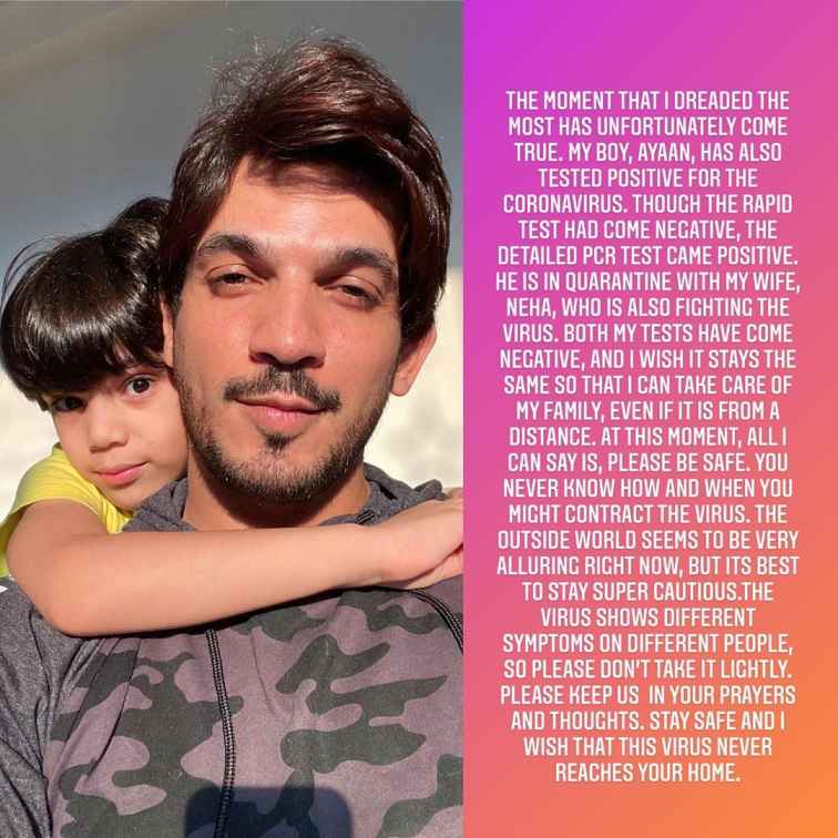After Wife, Now Arjun Bijlani’s Son Tests COVID Positive