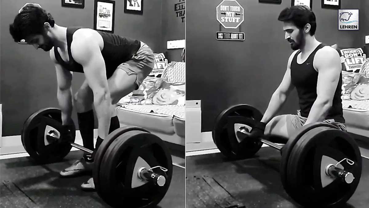 Bhushan Pradhan Practices Deadlifts During His Gym Workout Session