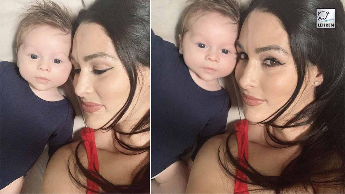 Nikki Bella Shares An Unfiltered Picture Of Herself Pumping Milk For Her Son