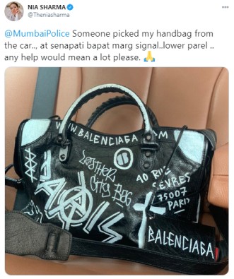 OMG!! Nia Sharma's Handbag Gets Stolen From Her Car