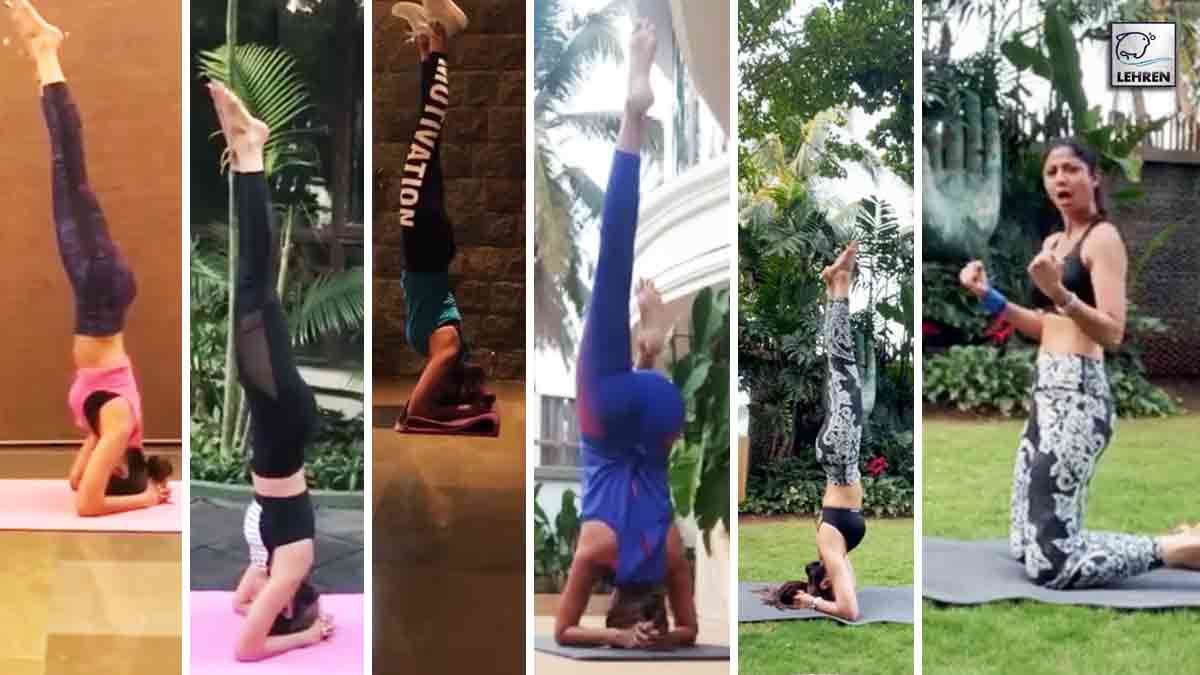 45-Year-Old Shilpa Shetty Performs Headstand Like A Pro