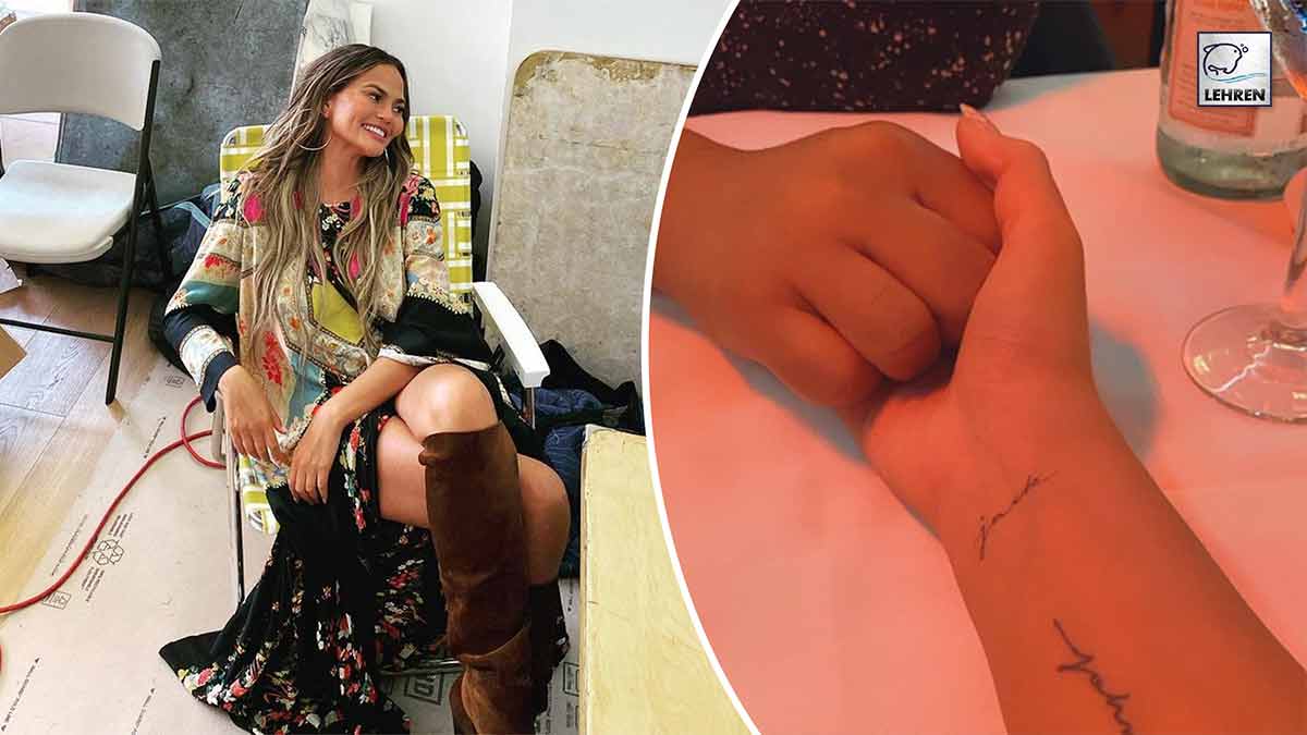 Chrissy Teigen Honours Her Unborn Son By Getting A Beautiful Tattoo