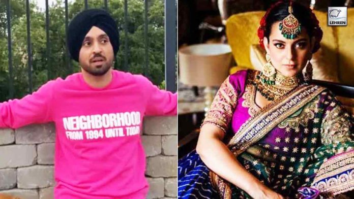 Diljit Lashes At Kangana