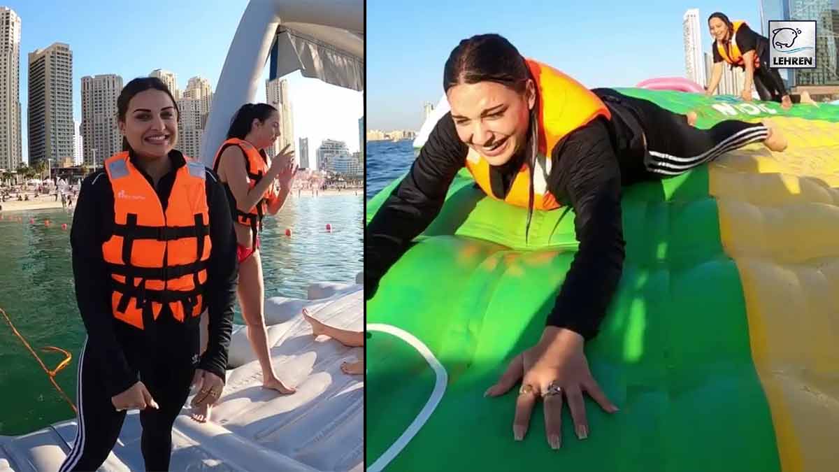Himanshi Khurana Gets Over Her Phobia Of Water In Dubai