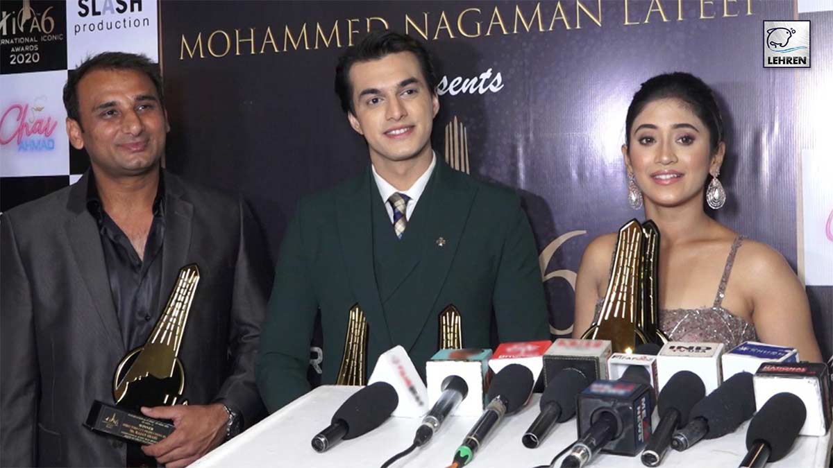 International Icon Award 2020 Mohsin Khan and Shivangi Joshi Win Best Jodi Award