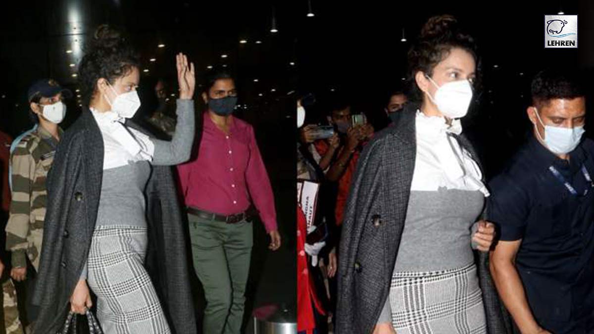 Kangana Ranaut Returns To Mumbai Again With Full Security