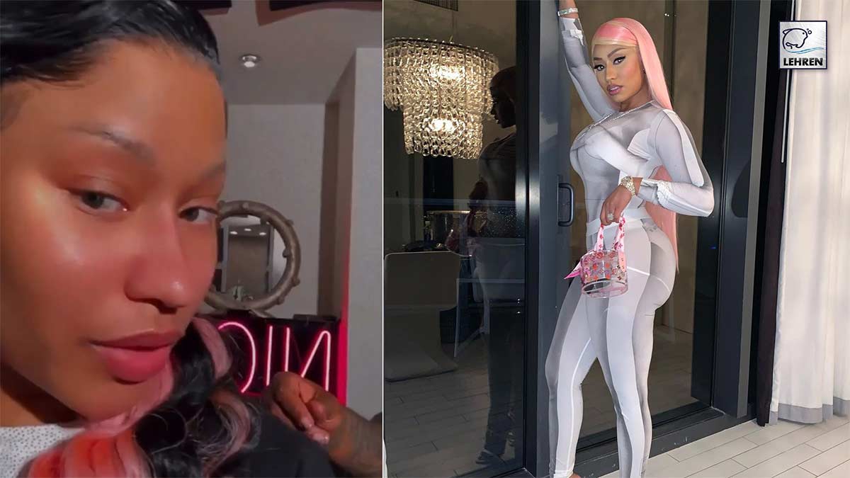 Nicki Minaj Shows Off Her Makeup-Free Look & Wavy Hair Ahead Of Her Son’s 1St Christmas