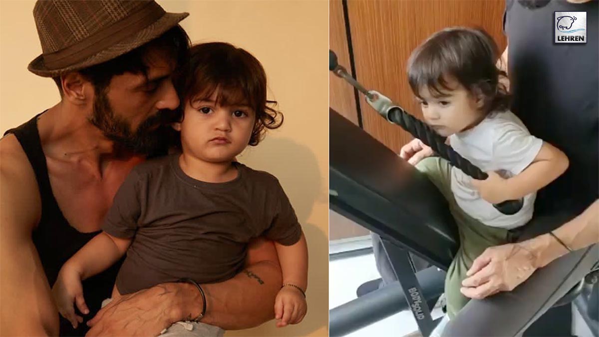 Arjun Rampal Working Out With 1-Year-Old Son Is So Cute