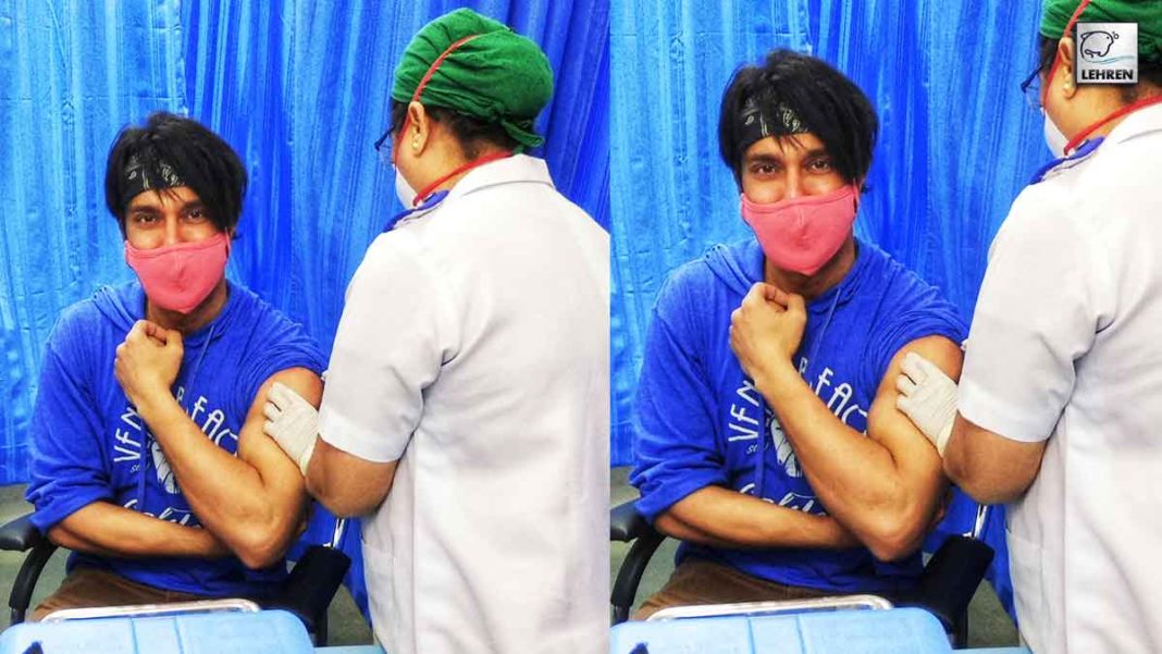 Nitin First Celeb Vaccinated India