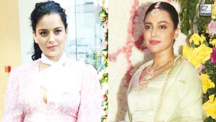 Kangana Takes Dig At Swara