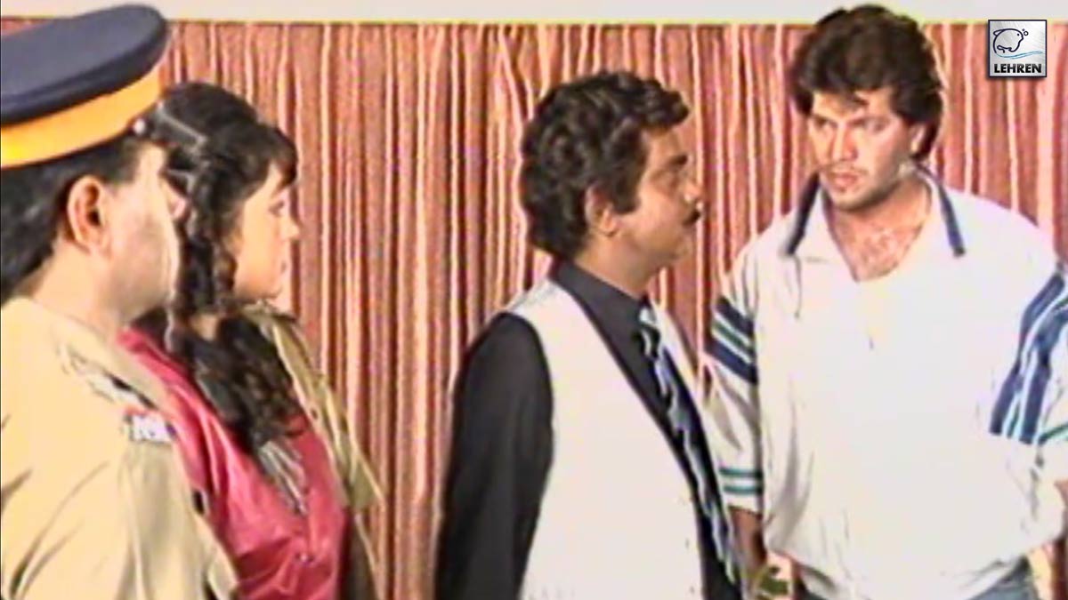 Watch Aditya Pancholi Shooting An Action Scene For Film Awara Gardi (1990)