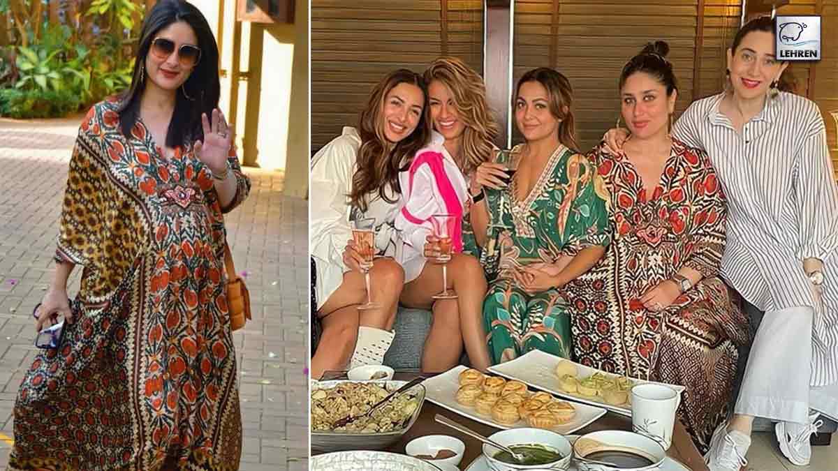 9 Months Pregnant Kareena Kapoor Attends Amrita Arora's Birthday