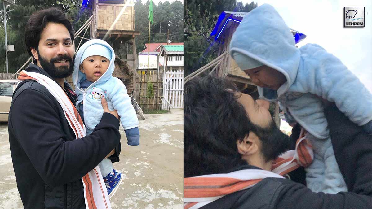 Varun Dhawan Can't Get Over With Babies Of Arunachal Pradesh