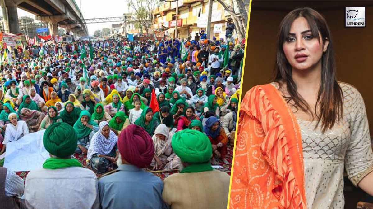 Arshi Khan Shows Concern Towards Protesting Farmer Amid Rising Cases Of COVID