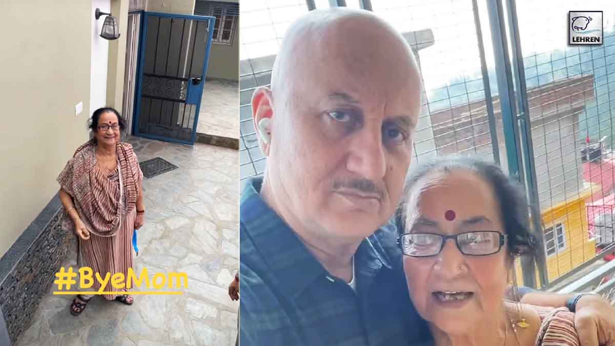 Video Anupam Kher Bids Emotional Goodbye To Mother Dulari In Shimla