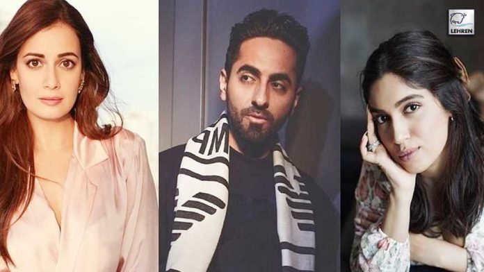 Bhumi Pednekar, Dia Mirza and Ayushmann Khurrana