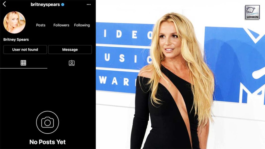 Britney Spears Deactivated Instagram