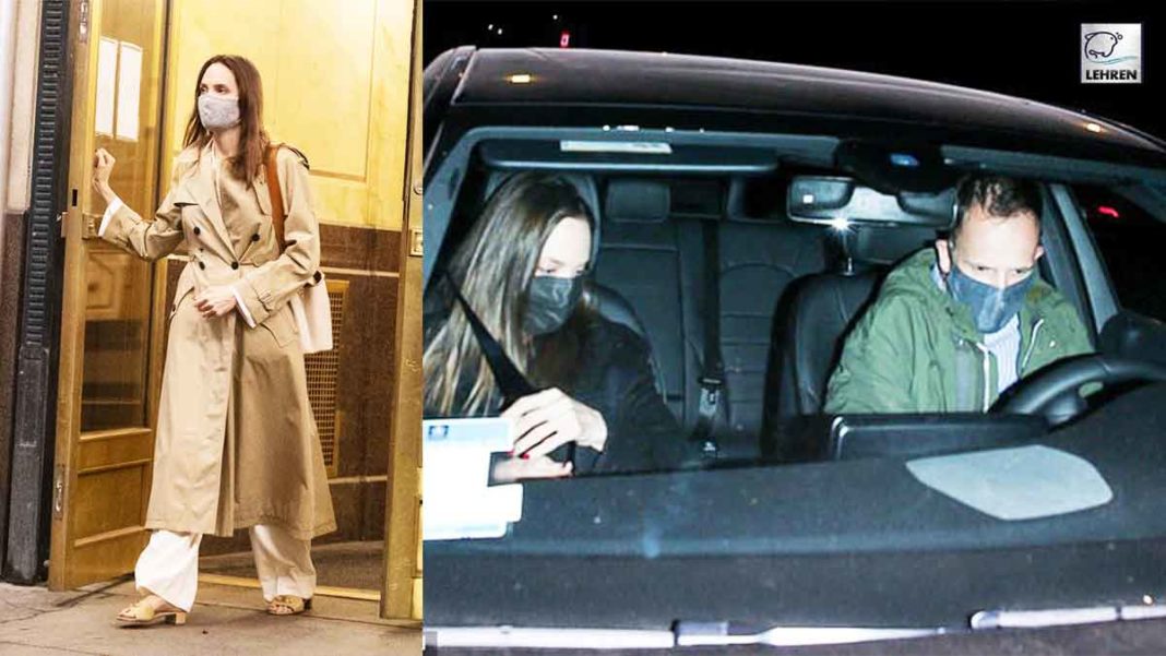 Angelina Jolie Spotted With Ex-Husband Jonny Lee Miller 'Again'