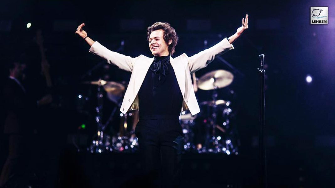 Harry Styles Pauses His Concert To Do A Gender Reveal For Pregnant Fan - Watch