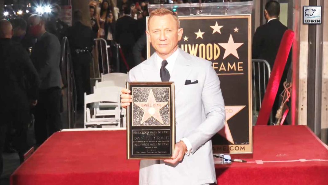 James Bond Actor Receives 'Star' On Hollywood Walk Of Fame