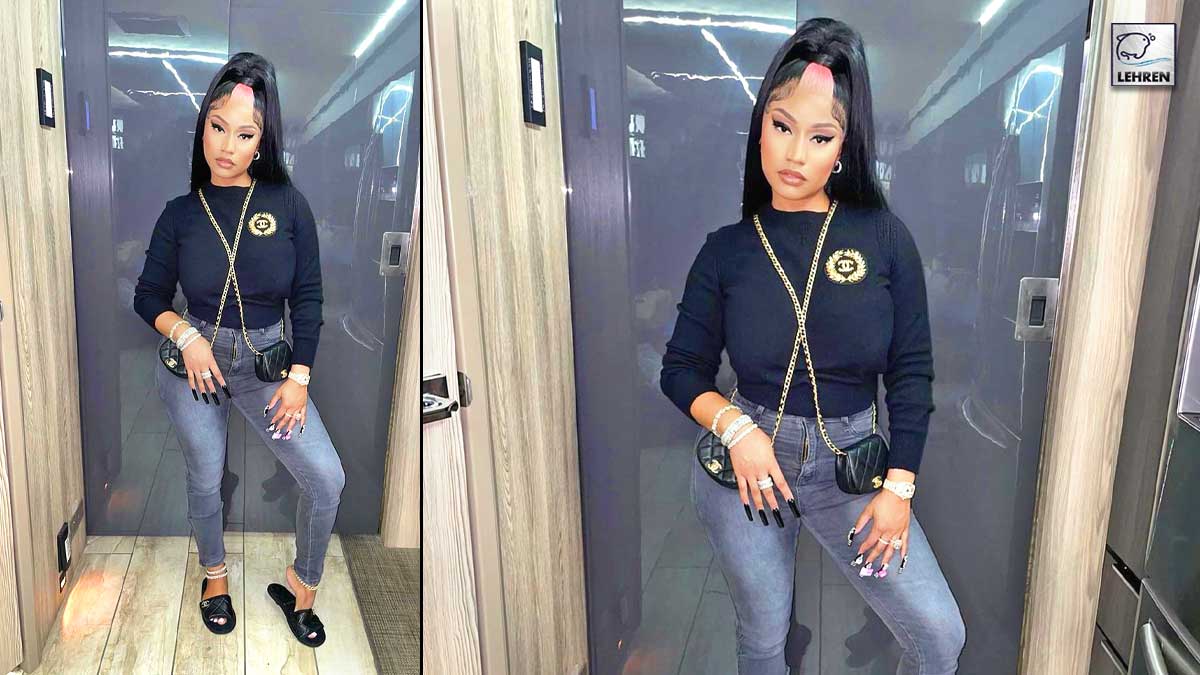 Nicki Minaj Shared Sizzling Snaps In Plunging Yellow Bodysuit