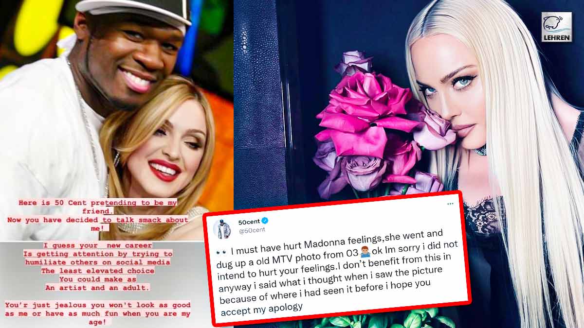 50 Cent Apologizes to Madonna For Mocking Her Bold Snaps