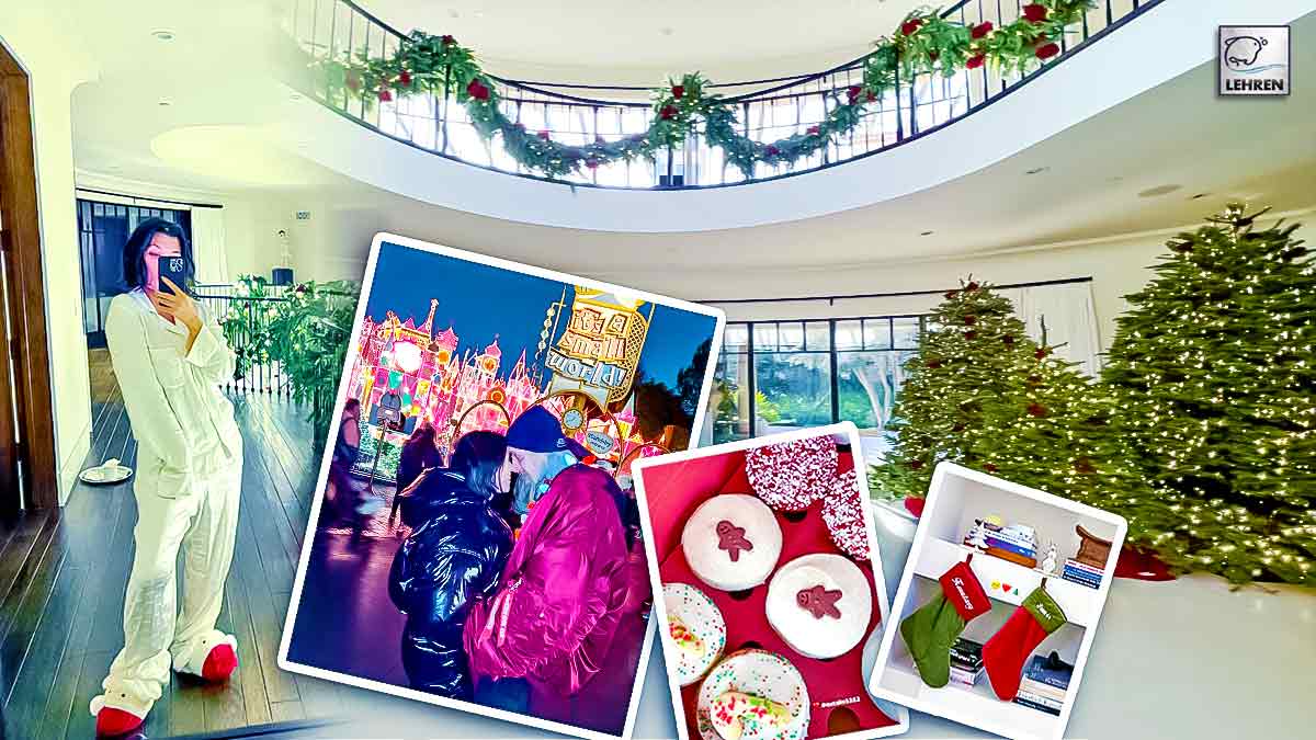 See Kourtney Kardashian And Travis Barker's Christmas Home Decor