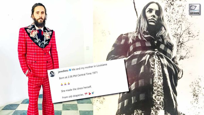 Jared Leto Pays Tribute To His Mother With Throwback Pic