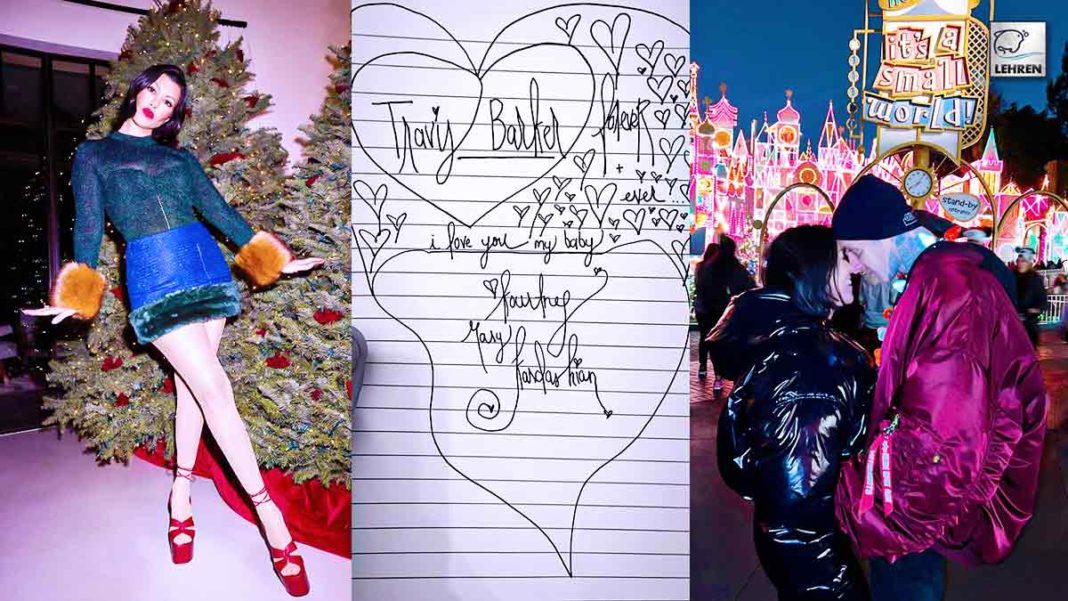Kourtney Kardashian Dedicates A Love Note For Travis Barker