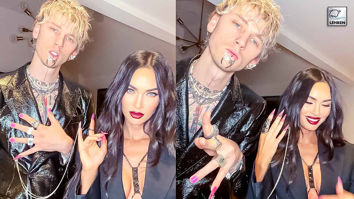 Machine Gun Kelly And Megan Fox chained Together By Their Nails