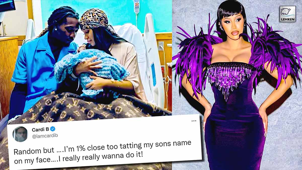 Cardi B Wants Her Four Month Son S Name Tattooed On Her Face