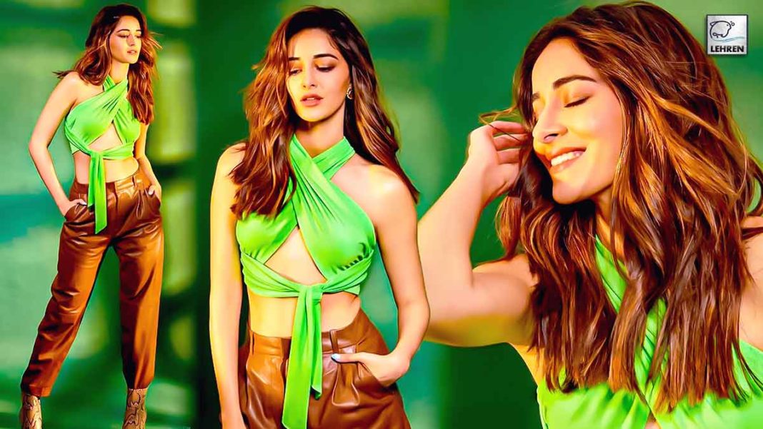 Ananya Panday Sets Internet On Fire In Bralette And Leather Pants