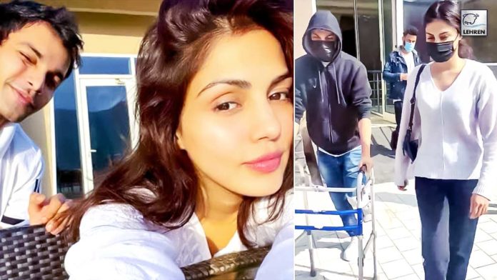 Rhea Chakraborty Spotted With Injured Brother Showik Exiting A Clinic; Angry SSR Fans Call It ‘Karma’