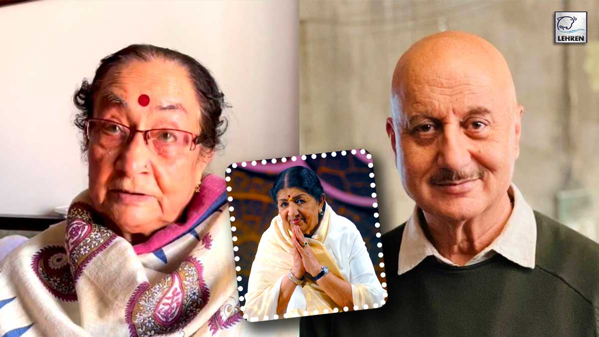 Anupam Kher's Mother Recalls Listening To Lata Mangeshkar's Songs On Radio
