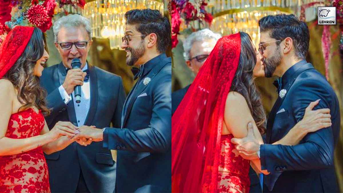 Farhan Akhtar- Shibani Dandekar Share Dreamy Wedding Pictures, Check Out