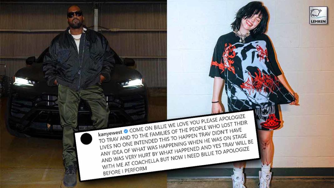 Kanye West Demands Billie Eilish To Apologize