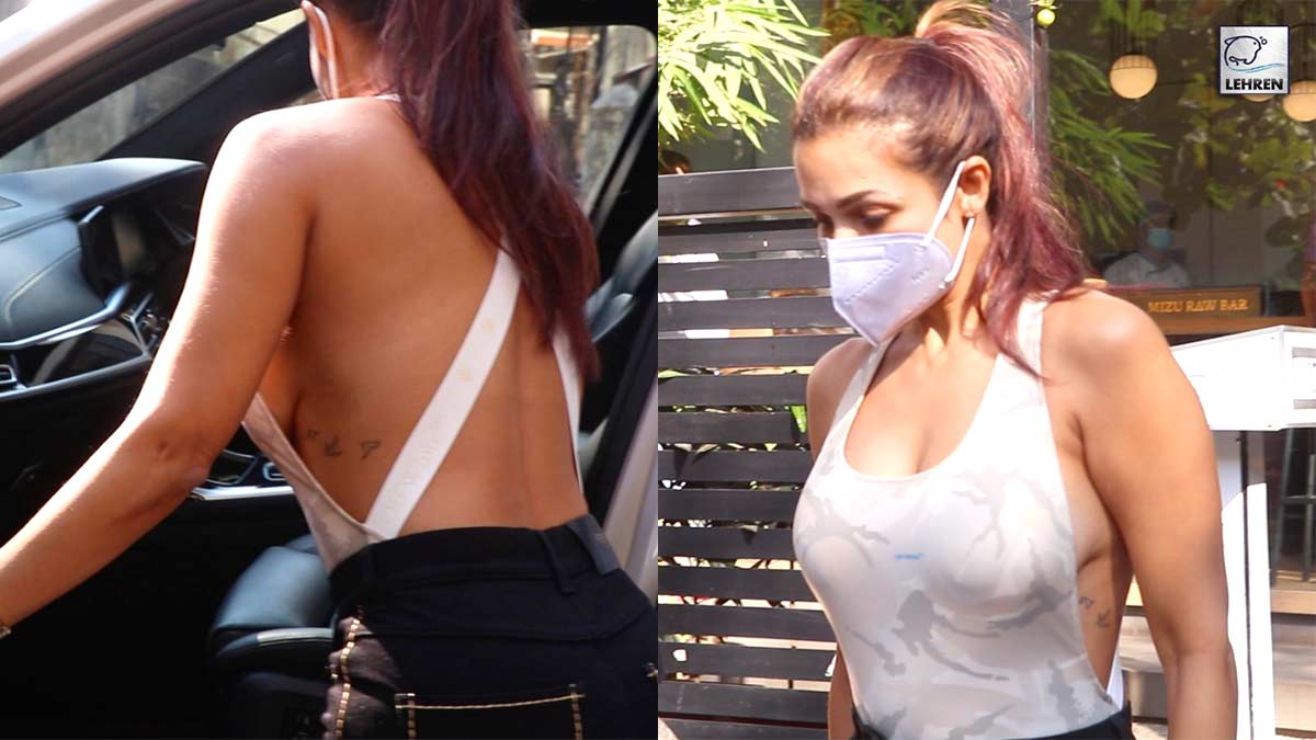 Video: Malaika Arora's Shocking Oops Moment In Backless Top On Lunch Date
