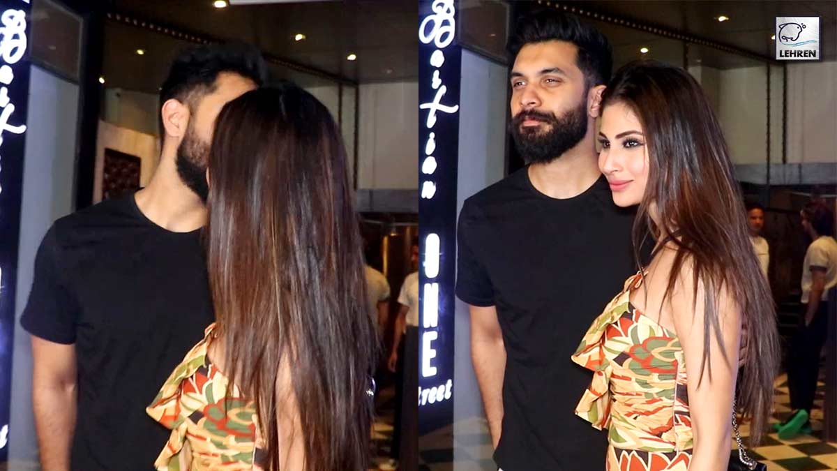 Mouni Roy And Suraj Nambiar Kiss Each Other On Dinner Date
