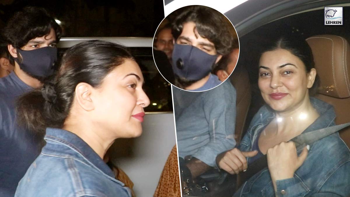 Rohman Shawl Protects Sushmita Sen From Crowd As They Meet After Breakup
