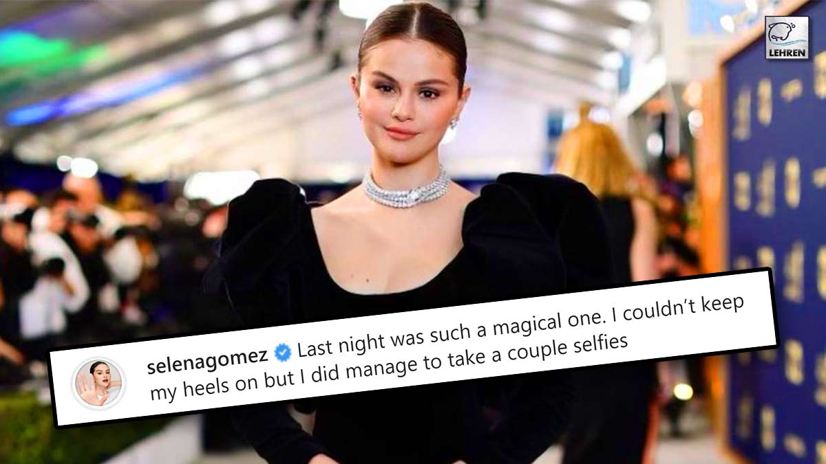 Selena Gomez Gushes About Going Barefoot At 2022 SAG Awards