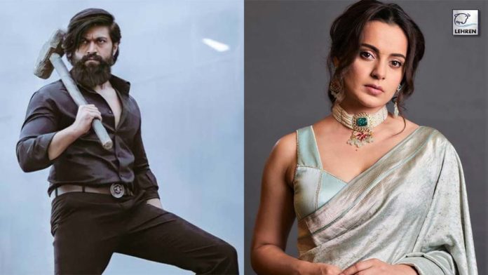 Kangana Ranaut Compares KGF 2 Star Yash With This Bollywood Actor!