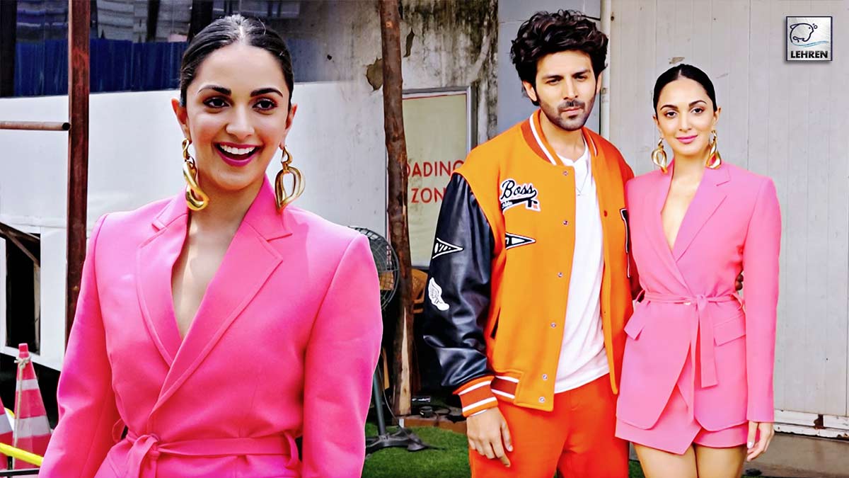 Kartik Aaryan And Kiara Advani Spotted Promoting Bhool Bhulaiyaa 2